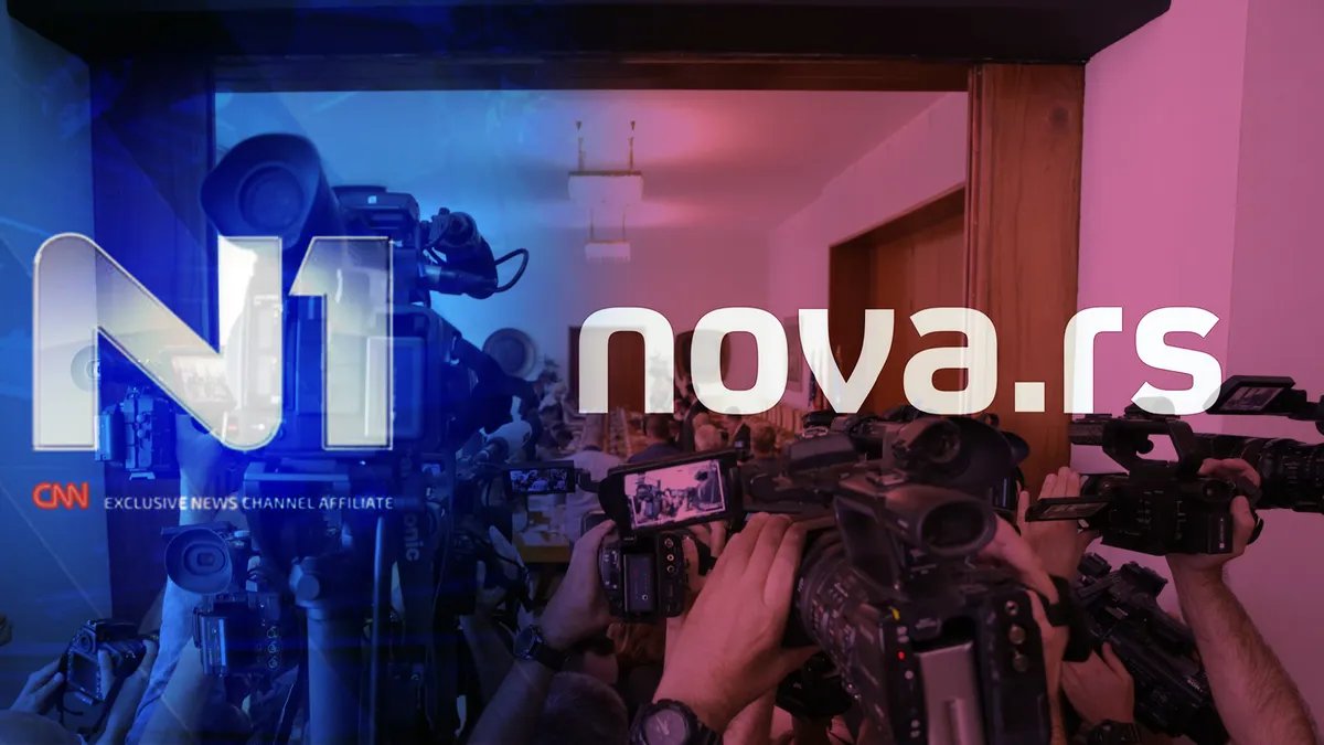 UNS: Poslanici vlasti vređaju TV N1 i Nova S čime ugrožavaju bezbednost njihovih novinara