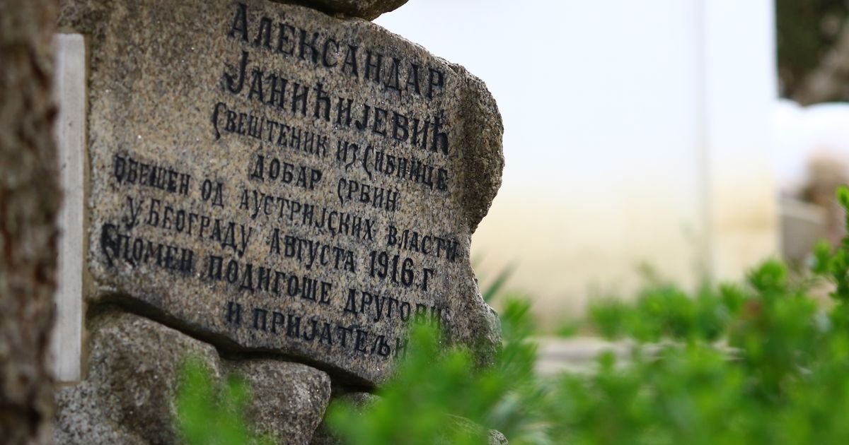 "Dobar Srbin obešen od austrijskih vlasti" Spomenik surovom činu okupatora u Prvom svetskom ratu