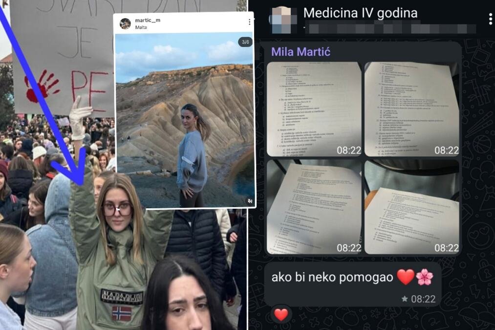 RAZOTKRIVENA JOŠ JEDNA BLOKADERKA S MEDICINSKOG! Pravi haos na fakultetu pa zapali na Maltu, s hrvatskim pasošem sanja EU, a na ISPITIMA KORISTI MOBILNI TELEFON