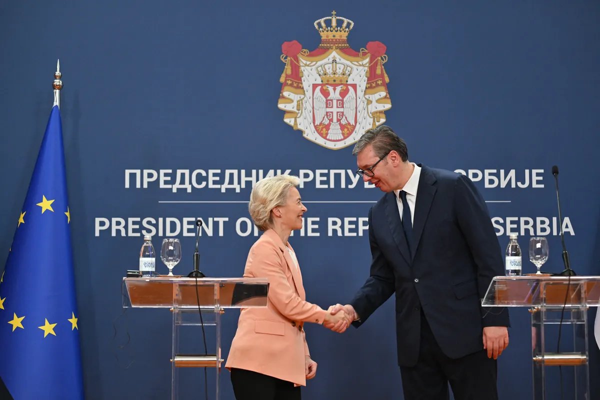 Vučić razgovarao sa predsednicom EK o daljem napretku Srbije na putu ka EU