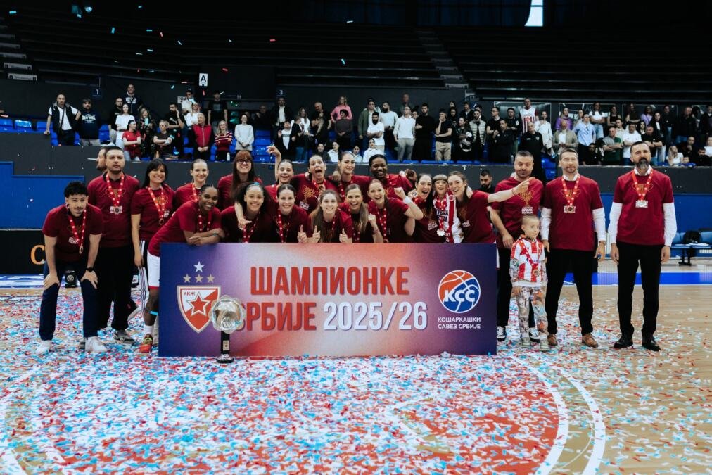 ZVEZDA ODBRANILA TITULU: Crveno-bele bez poraza osvojile pehar treći put u nizu!