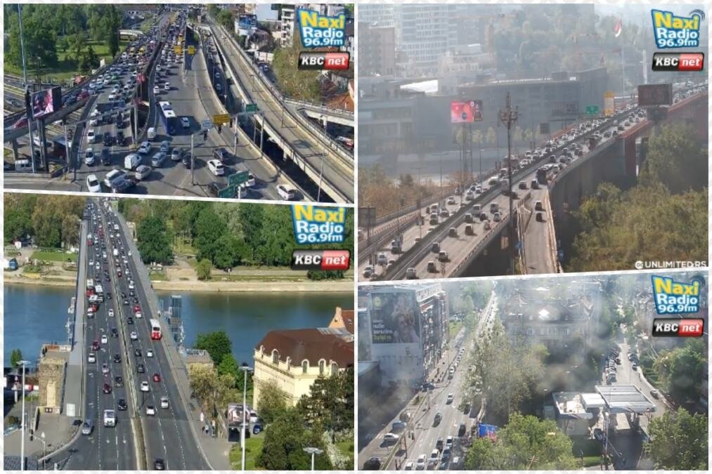 OZBILJAN PROBLEM DOĆI DO CENTRA GRADA: Ogromne gužve oko Takovske i u Bulevaru despota Stefana, ni u Poenkareovoj nije ništa bolje (FOTO)