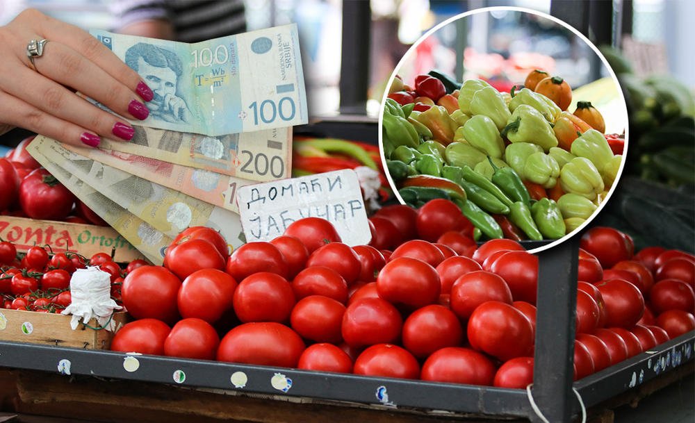 NA PIJACAMA U SRBIJI TEŠKA DERAČINA, BEOGRAD JE POSEBNA PRIČA: Paradajz 700, paprika 600, a tek krompir!