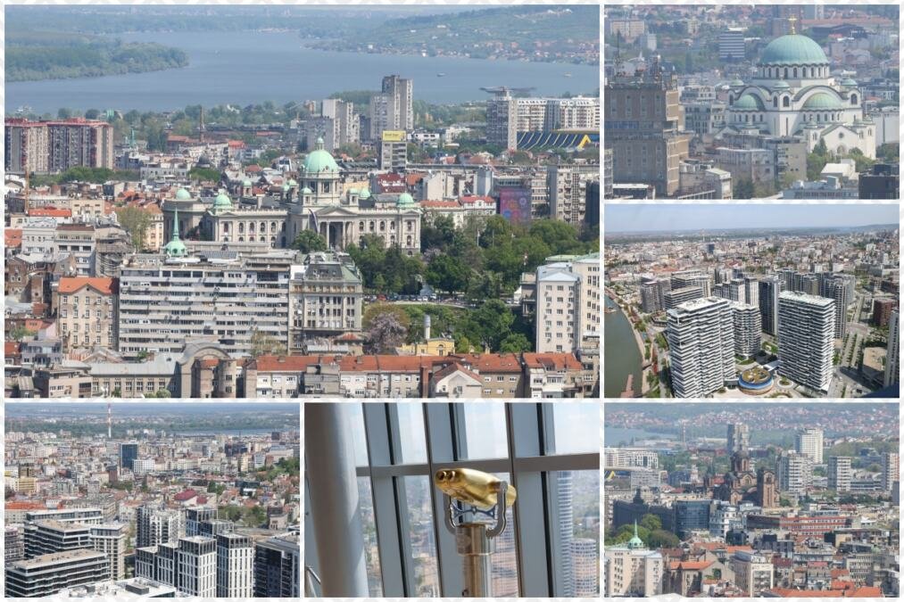 EVO KAKO IZGLEDA VELIČANSTVEN POGLED SA VIDIKOVCA KULE BEOGRAD: Posetioci će moći da uživaju u dvogledima, suvenirnici i kafeteriji, a ovo je radno vreme (FOTO)