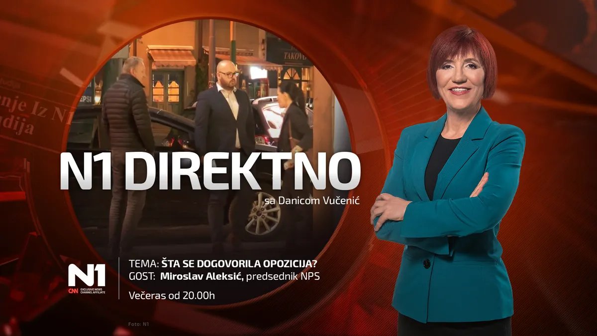 N1 Direktno: Šta se dogovorila opozicija?