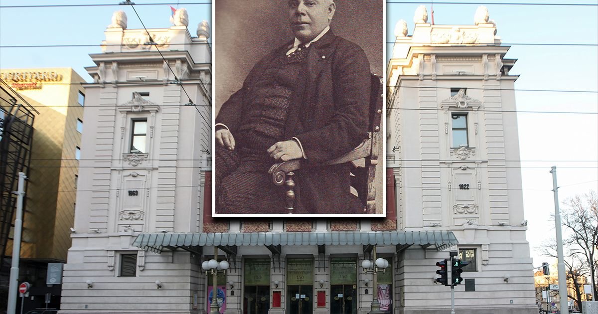 Da li ste znali? Na mestu današnjeg Narodnog pozorišta nalazila se kuća prvog srpskog režisera