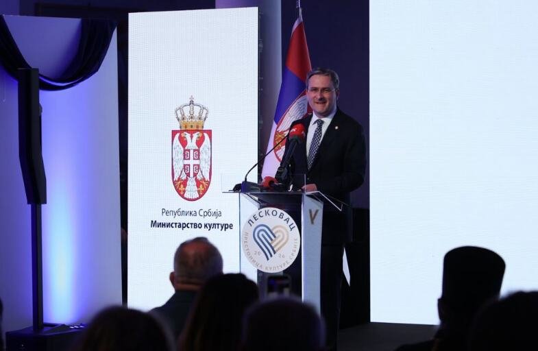 Ministar Selaković proglasio Leskovac Prestonicom kulture Srbije za 2026: Kultura nije samo deo života, ona je suština života!