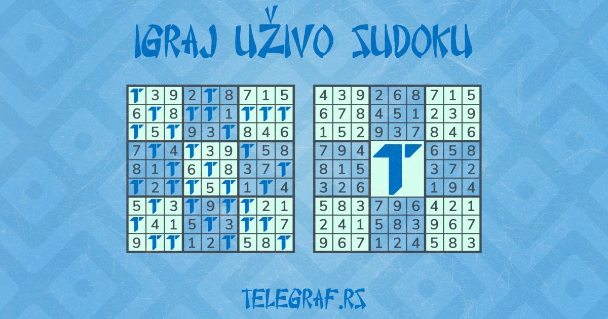 Sudoku za petak 24.04.2026