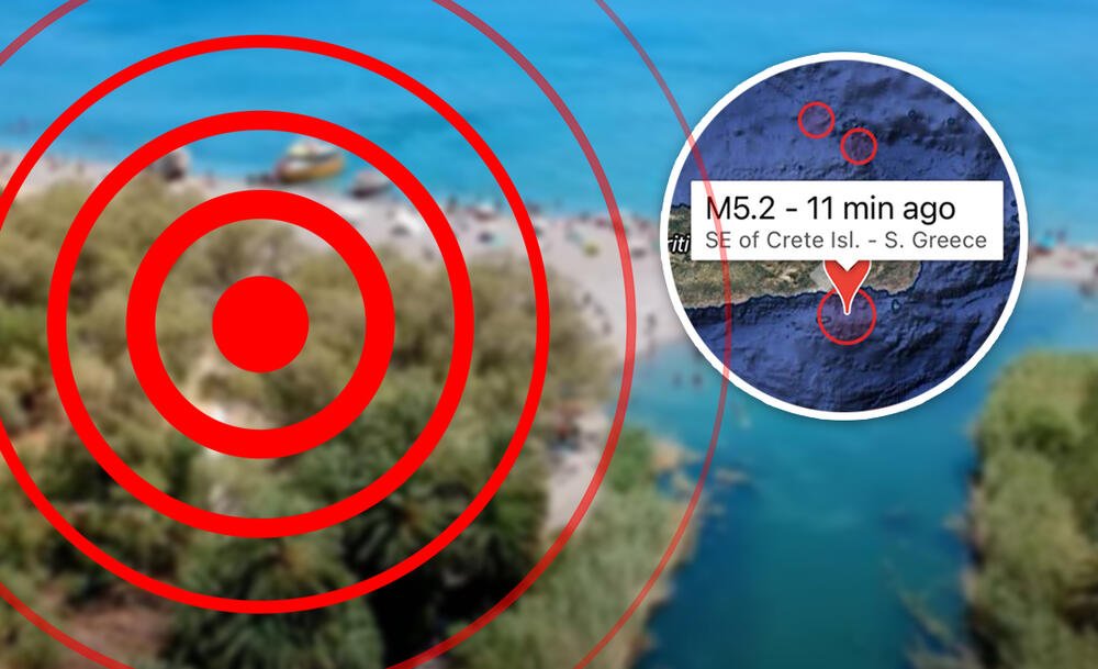 Novi jak zemljotres pogodio Krit! Tutnji celo jutro, zabeležen niž potresa na ovom ostrvu u Grčkoj