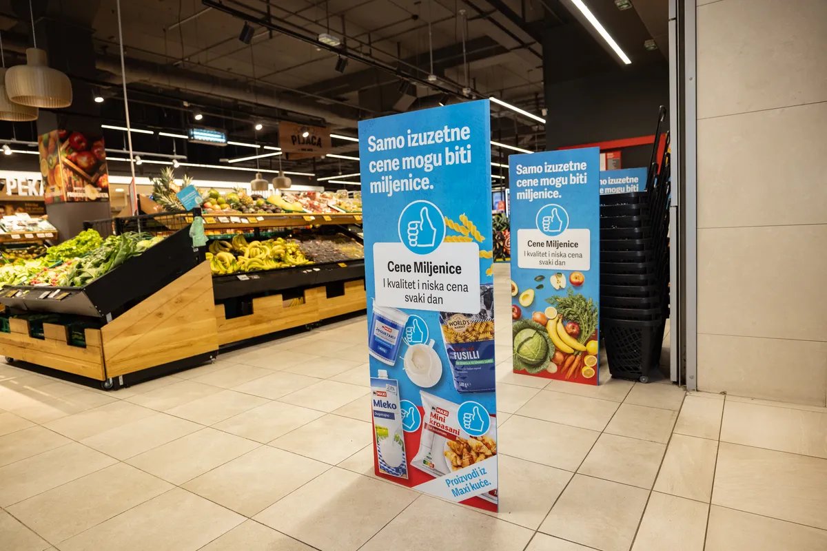 Trgovinski lanac Maxi predstavio više stotina proizvoda po redovnoj niskoj ceni: "Cene Miljenice“ - kvalitet i niska cena svaki dan