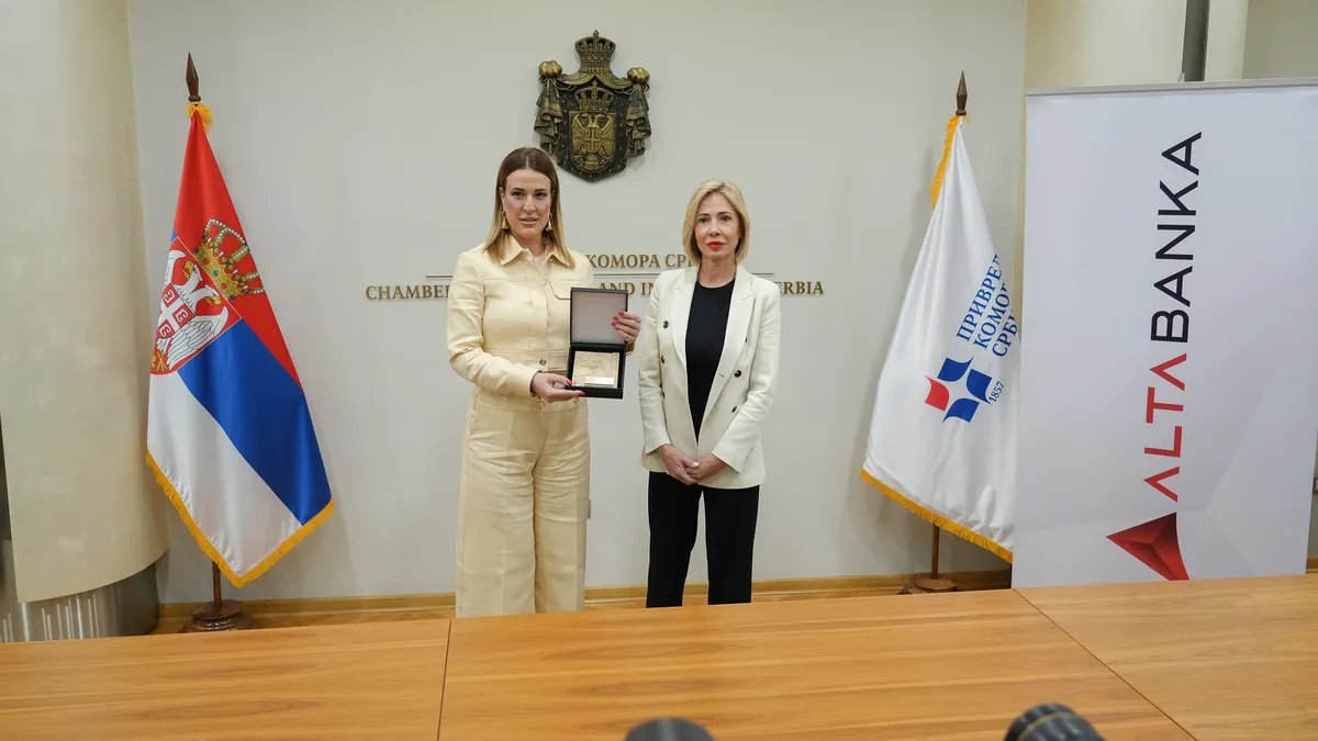 PKS dodelila Alta banci nagradu za najbrže rastuću banku u Srbiji