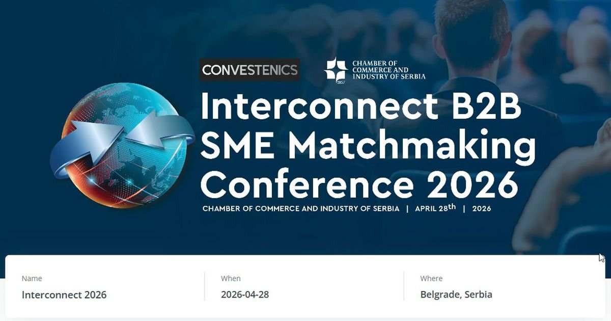 Konferencija InterConnect 28. i 29. aprila u Privrednoj komori Srbije