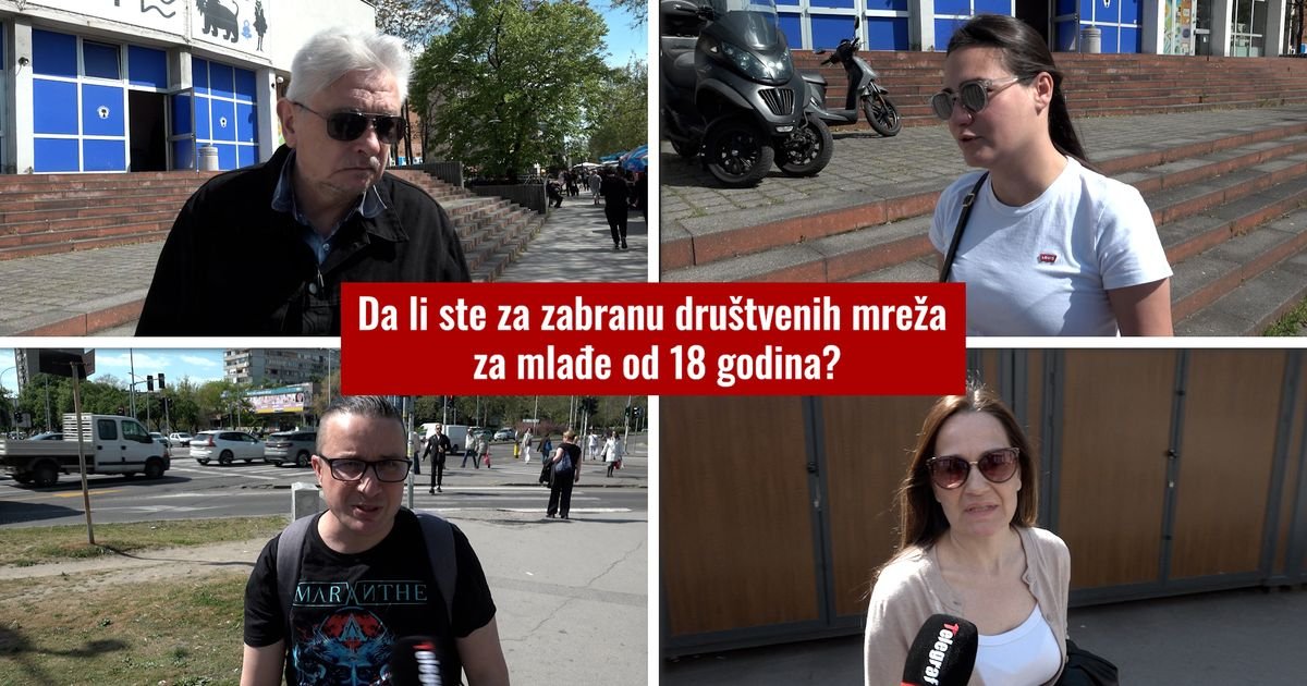Pitali smo Beograđane da li su za ZABRANU DRUŠTVENIH MREŽA MLAĐIMA OD 18 GODINA: Ovo su njihovi odgovori