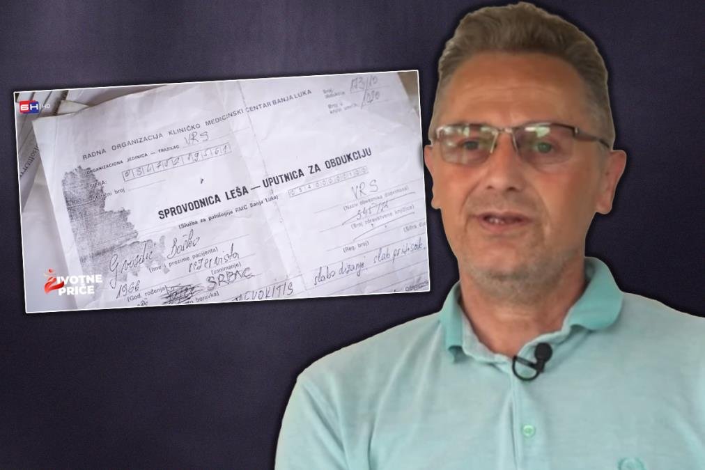 BOŠKA UMALO SAHRANILI ŽIVOG, A ON SAMO BIO U NESVESTI: "Probudio sam se na kamenu u donjem vešu, video sam dokument o SPROVODNICI TELA"