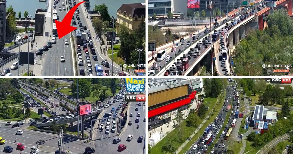 Beogradski vozači su trenutno u PAKLU! Krenuli u "laganu subotu", ne znaju šta ih snašlo - ovde NE POKUŠAVAJTE