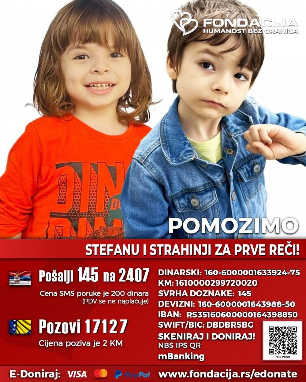 NESTAO JE KONTAKT OČIMA, VIŠE SE NE ODAZIVAJU NA SVOJA IMENA: Pomozimo Stefanu i Strahinji slanjem 145 na 2407!
