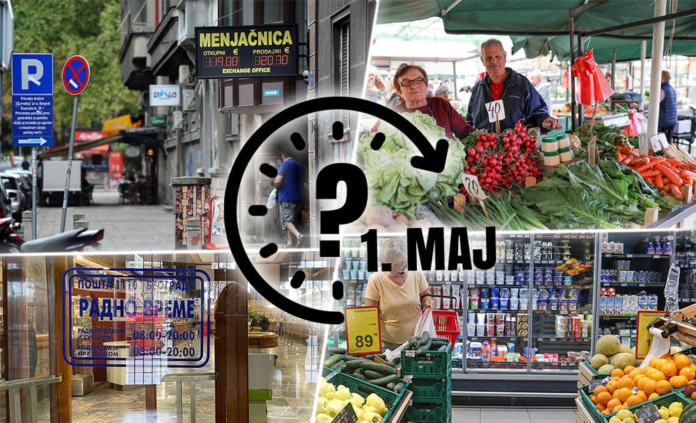 Kako će trgovinski i zanatski objekti raditi za 1. maj? Ovo je detaljno radno vreme za praznike