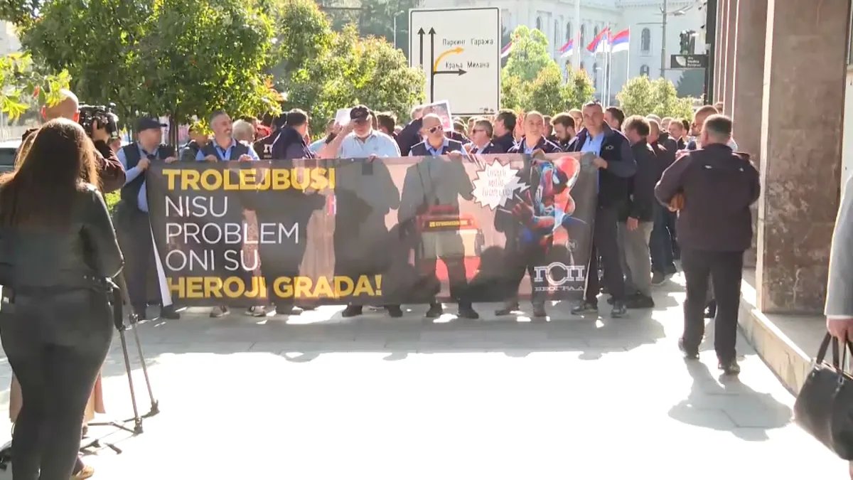 Borba radnika za GSP: Trolejbusima preti ukidanje, za autobuse Strele "više od 14.000 evra dnevno"