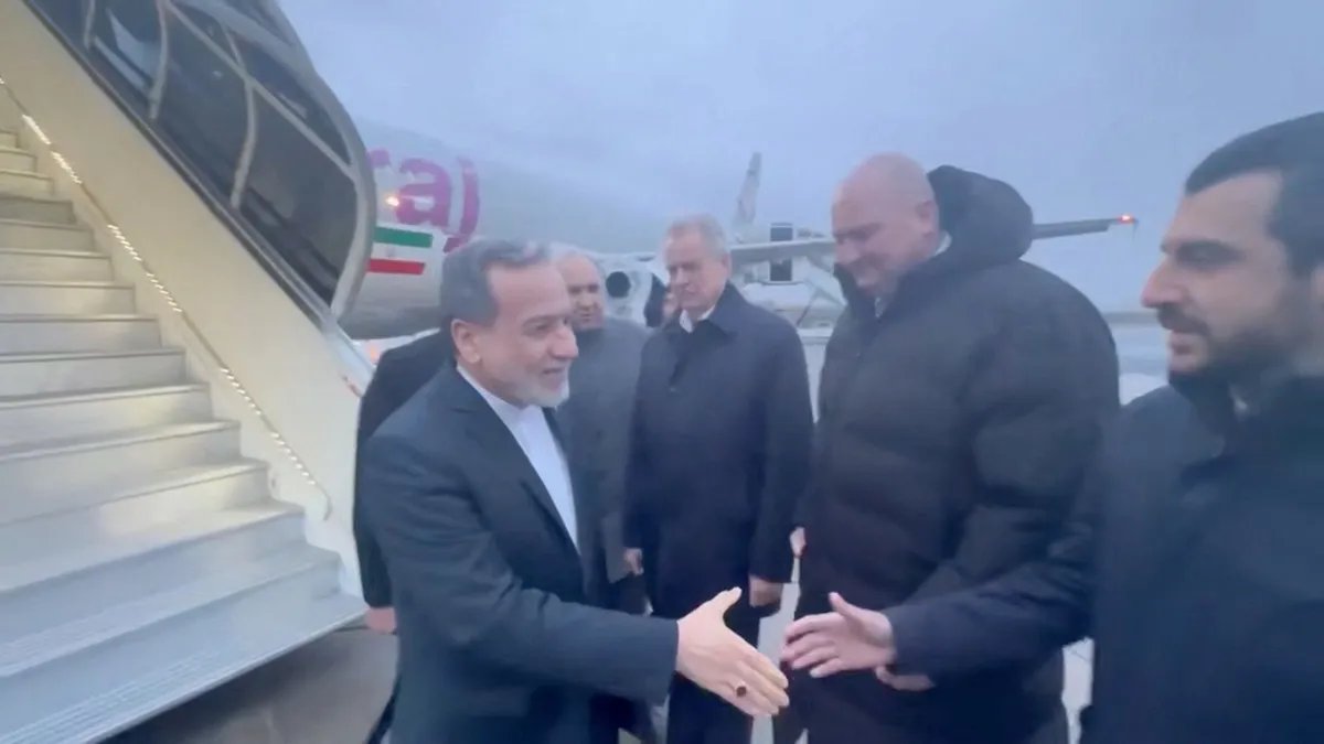 (VIDEO) Iranski ministar Aragči doputovao u Rusiju: Planiran sastanak sa Putinom