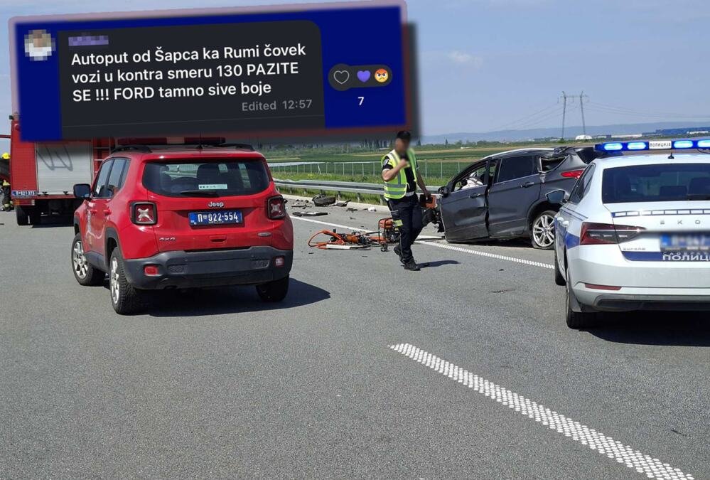 U STRAVIČNOJ NESREĆI KOD RUME POGINUO I VOZAČ KOJI JE ULETEO U KONTRASMER: Među nastradalima i momak i devojka koji su koristili usluge vožnje od mesta do mesta