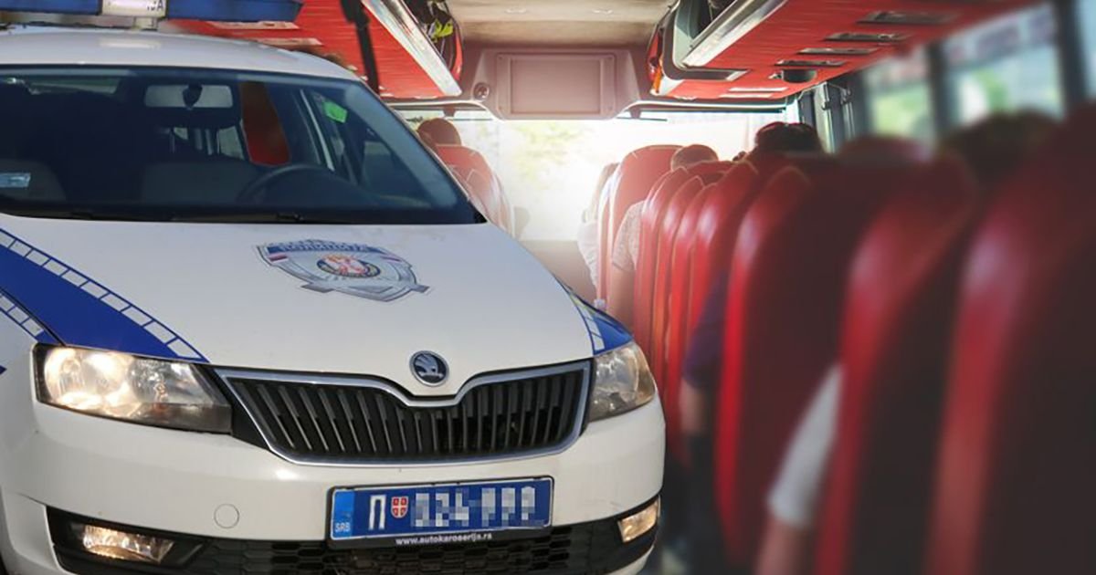 Maturska ekskurzija osmaka otkazana, vozač autobusa priveden: Policajac uočio sumnjivo ponašanje