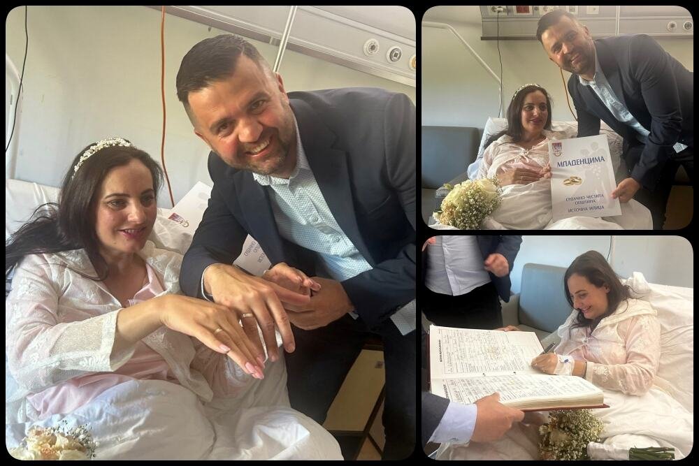 Valentina dan pred venčanje slomila kuk, pa se s Miroslavom venčala u bolnici: Gosti pristizali u restoran sa svih strana, a zbog mlade i zaplakali (FOTO)