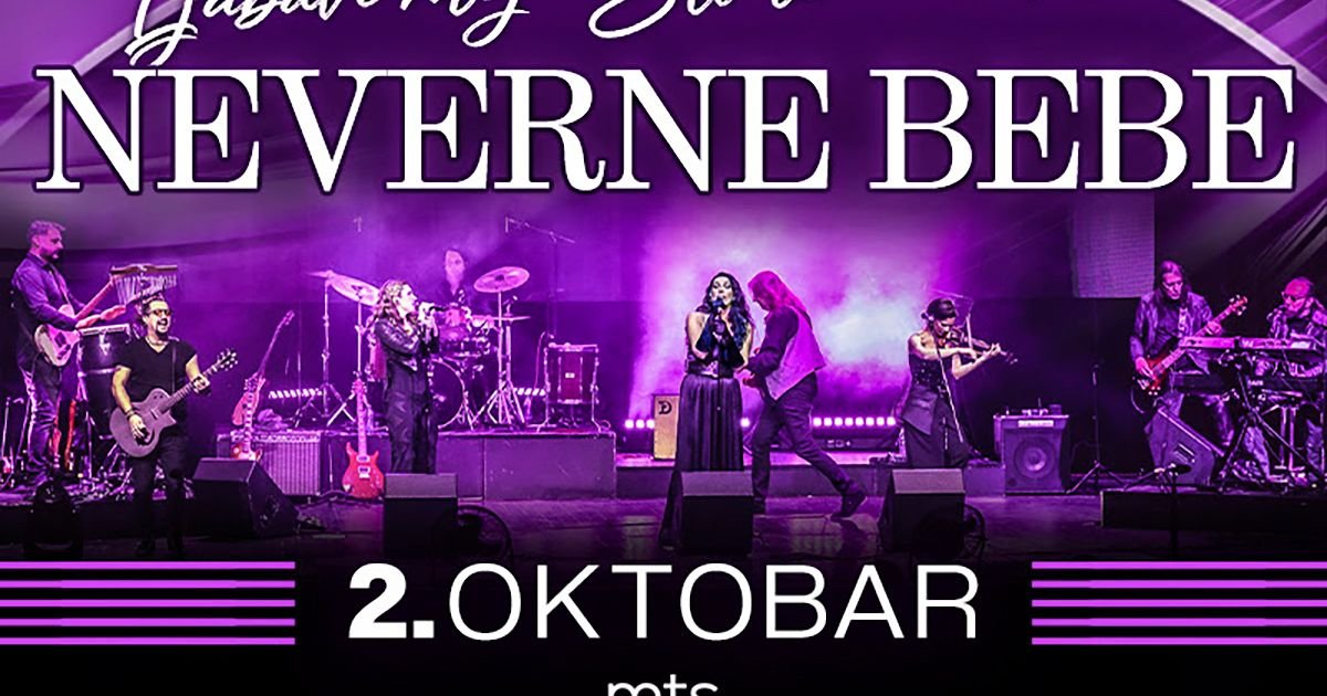 Neverne bebe  2.oktobra u mts Dvorani:"Ljubavi moja, što te ne volim"