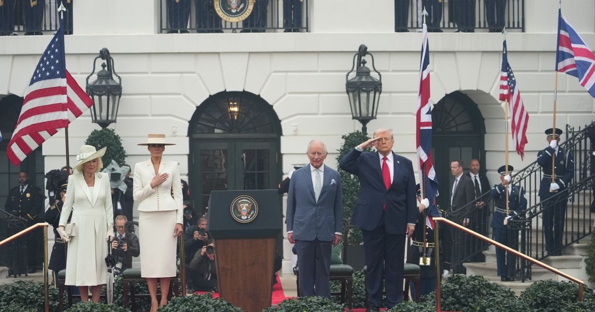 Kiša na svečanom dočeku: Tramp spremio crveni tepih i 21 plotun za britanskog kralja i kraljicu