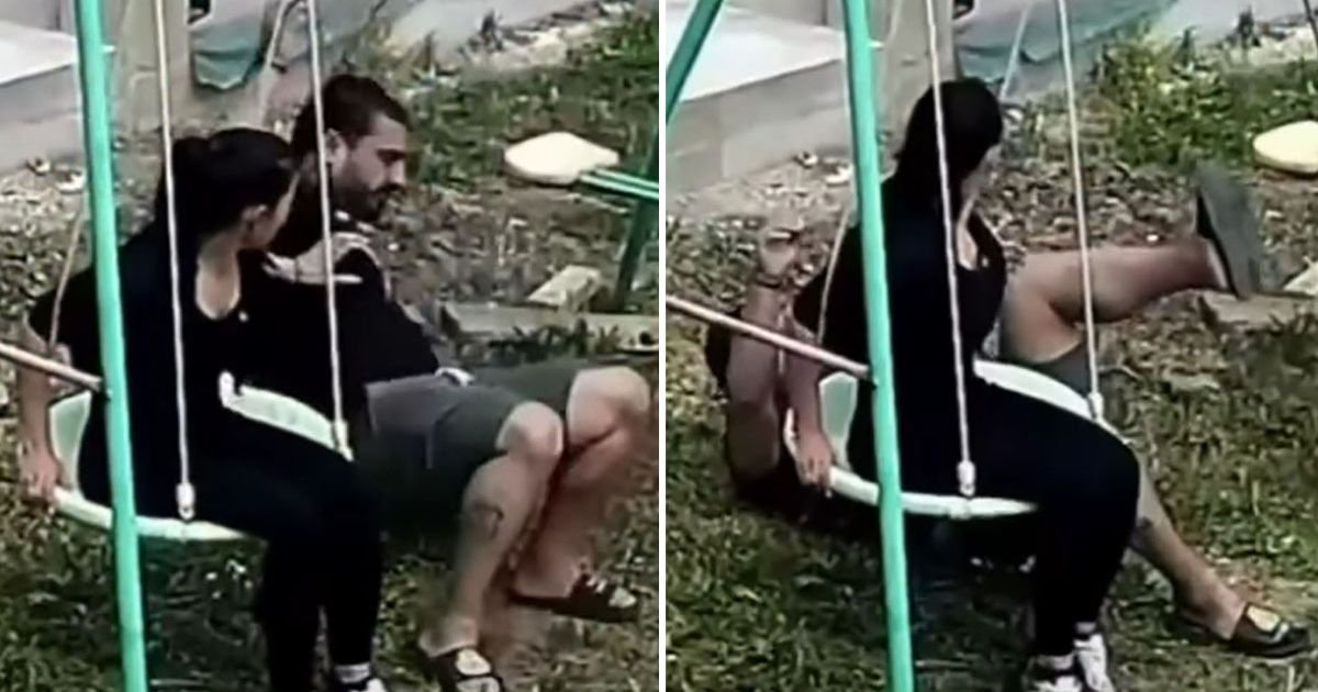 Darko Lazić hteo na ljuljašku, pa se slomio: Sigurnosne kamere uhvatile OVO, Kaćina objava nasmejala sve