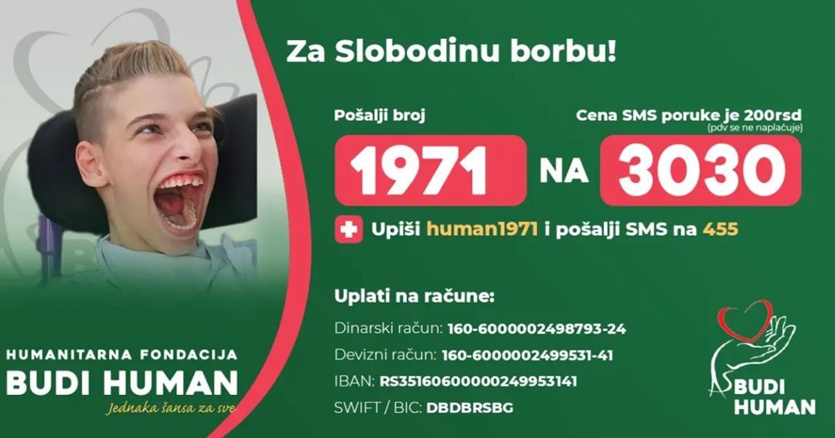 Sloboda (16) se bori sa brojnim dijagnozama, među kojima je i kvadriplegija: Ima i načina da joj mi pomognemo