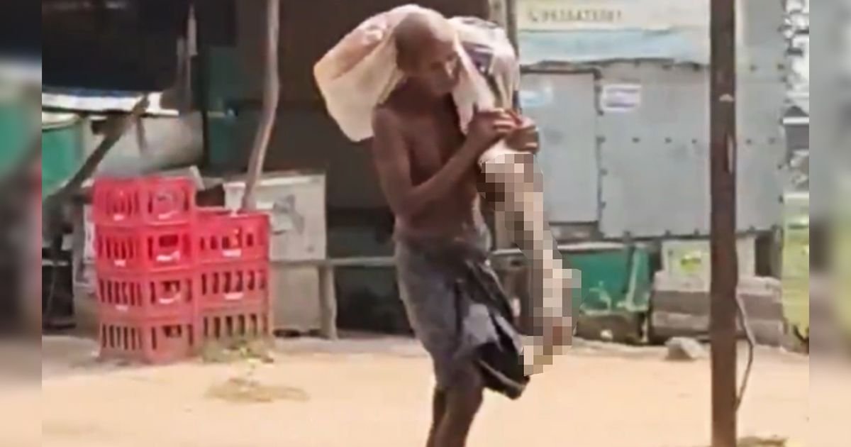 JEZIV SNIMAK! Iskopao pokojnu sestru i doneo je pred banku: "Tražili su lično vlasnika računa"