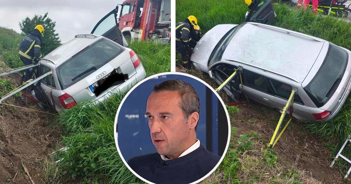 MIJATOVIĆ SNIMIO DRAMATIČNE SCENE KOD NOVOG SADA: Vatrogasci se borili da izvuku čoveka iz smrskanog vozila!