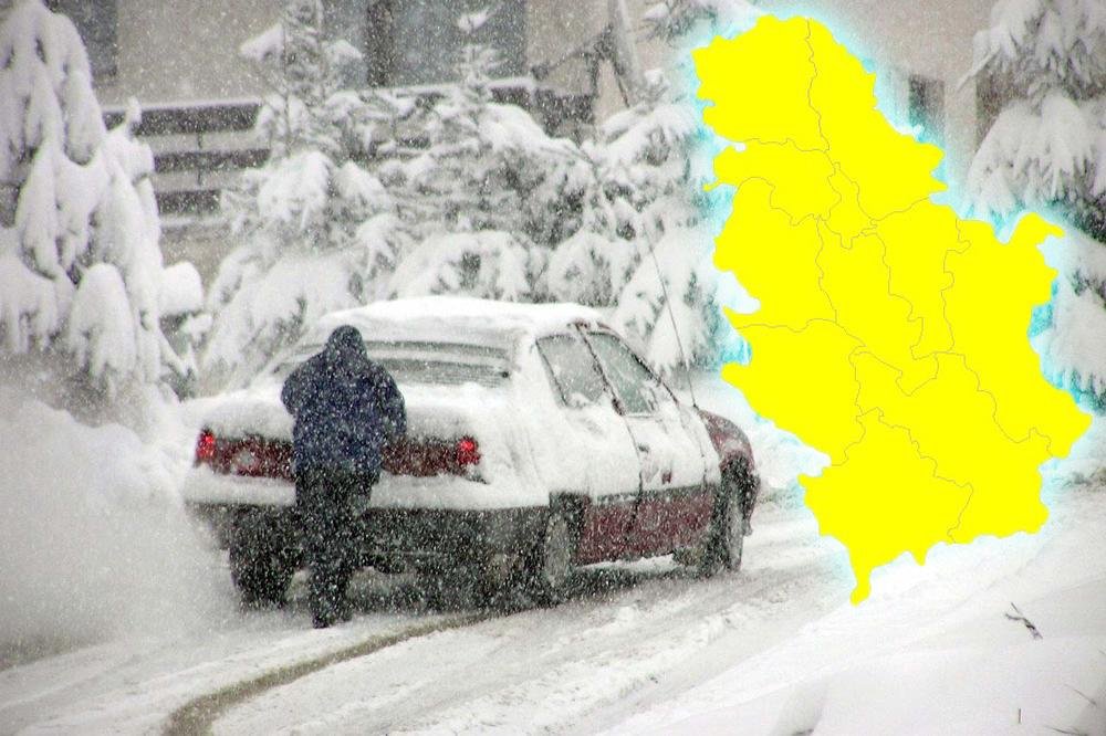 Hladni front sa severoistoka hrli ka Srbiji: Novembarsko vreme za kraj aprila, pašće i do 15 centimetara snega, ali tu nije kraj mukama