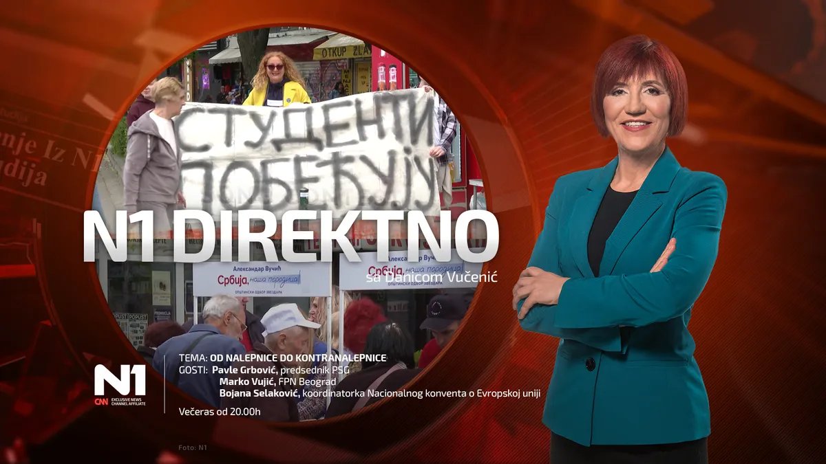 N1 direktno u 20h: Od nalepnice do kontranalepnice