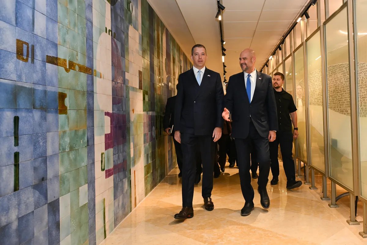 Marko Đurić u Jerusalimu: Odnosi Srbije i Izraela podignuti na nivo strateškog partnerstva