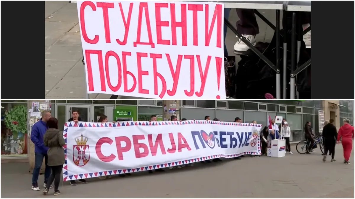 Čiji slogan je bolji - studenata ili SNS: Politikolog objašnjava razlike