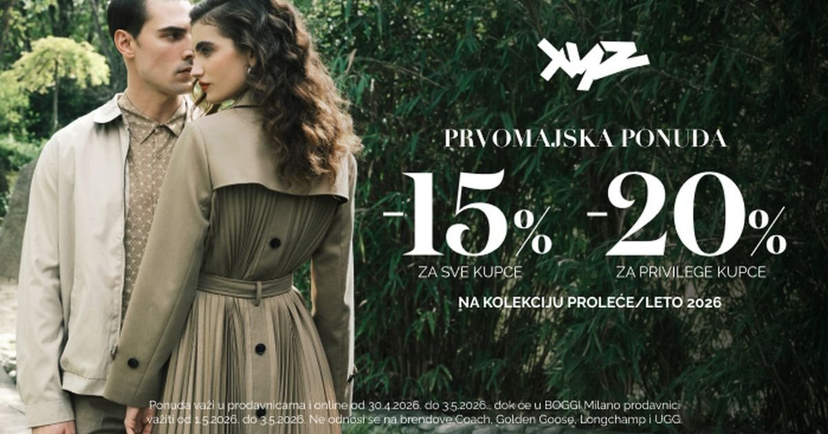 XYZ: Prefinjeni komadi uz posebne prvomajske popuste