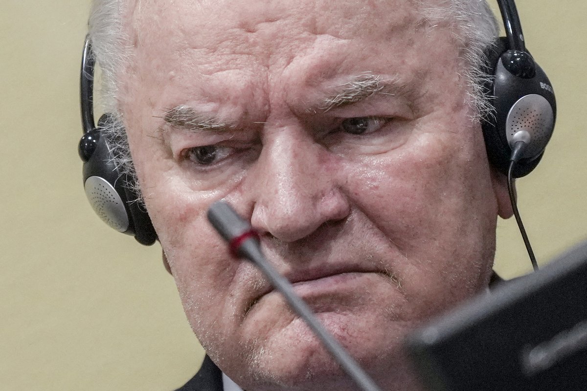 Odbrana Ratka Mladića podnela molbu za puštanje na slobodu iz humanitarnih razloga
