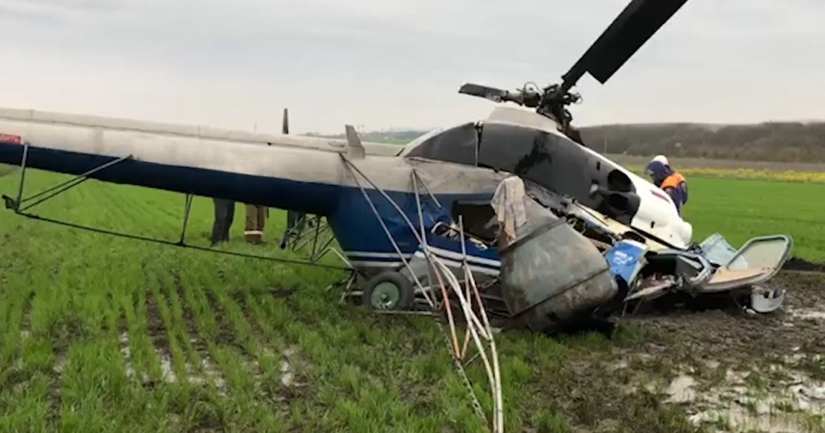 Privatni putnički helikopter se prevrnuo tokom poletanja: Snimak s mesta nesreće je jeziv, povređeno 10 osoba