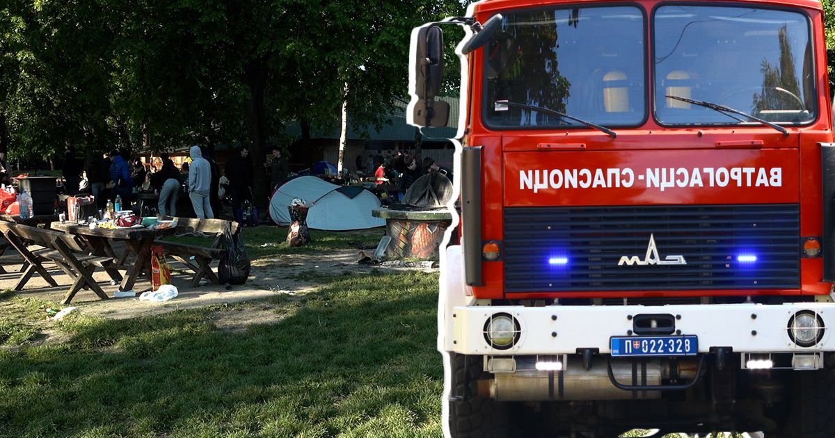 Ugašen požar na Adi Ciganliji, nema povređenih