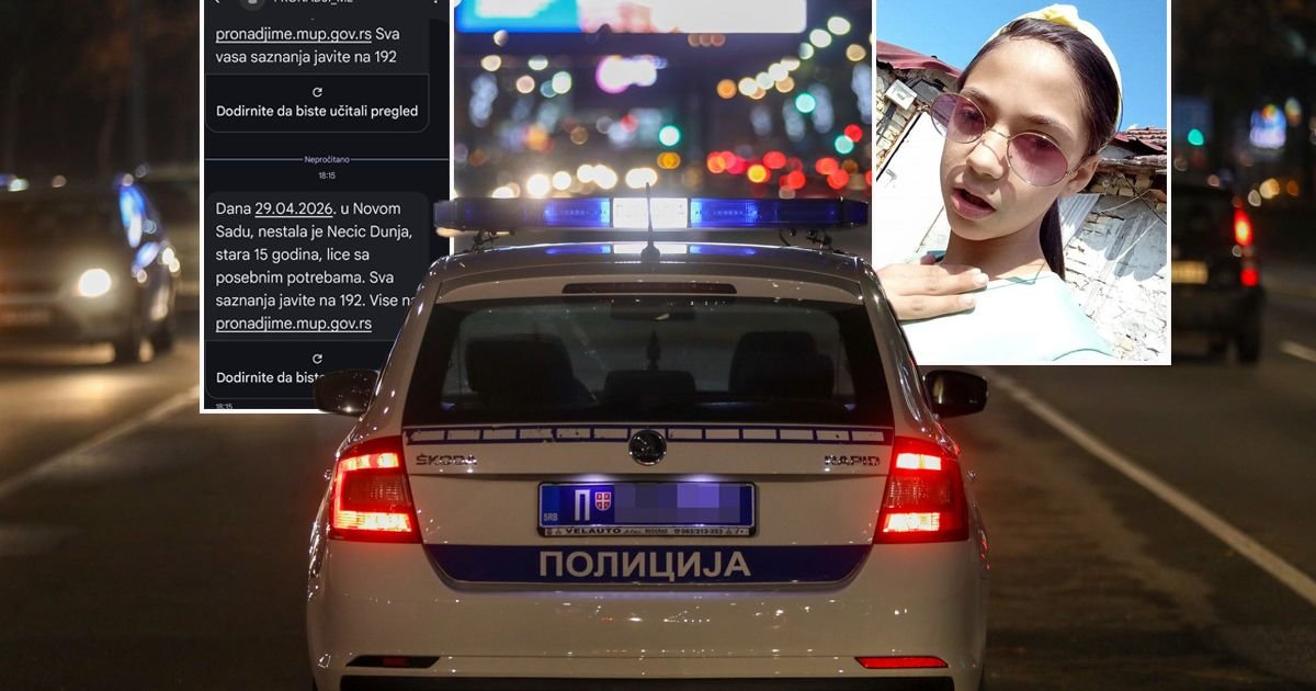 "Slučaj je izuzetno kompleksan": Jurić se oglasio nakon nestanka Dunje (15) iz Novog Sada