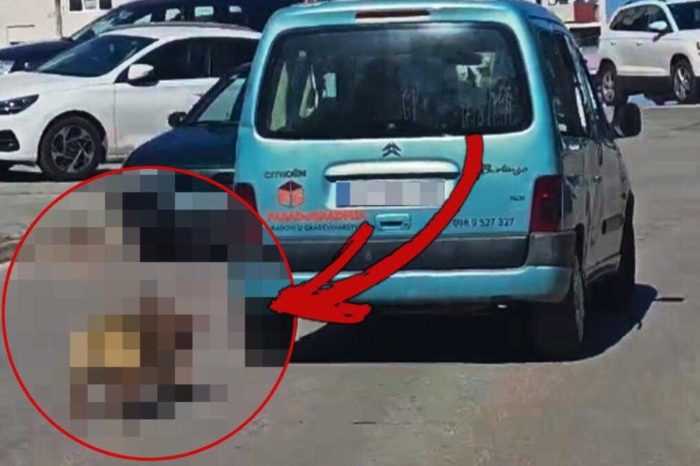 Monstrum vezao psa lancem za automobil i vukao ga po putu: Jadna životinja se bori za dah, UZNEMIRUJUĆI SNIMAK razbesneo region (VIDEO)