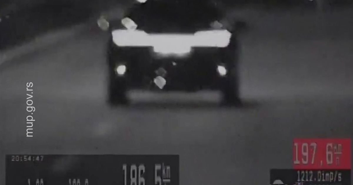 Audijem divljao kod Bujanovca 100 kilometara na čas preko ograničenja!