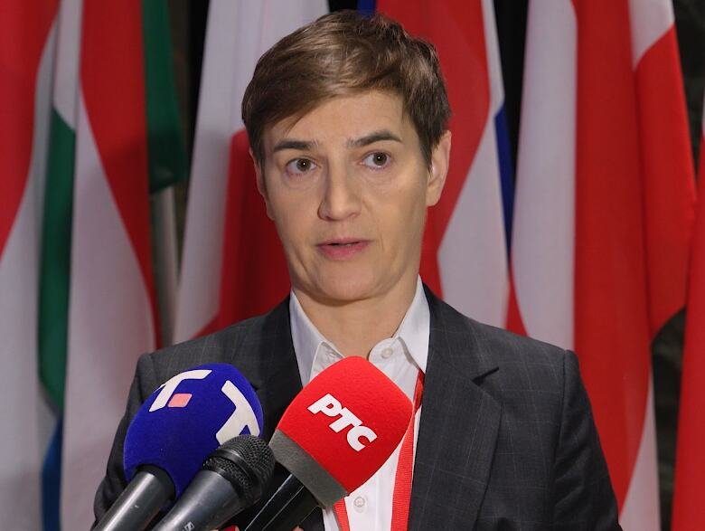 ''ZAMISLITE DA SVAKO KAČI SVOJ PRLJAV VEŠ NA PROZORE KULTURNOG ZDANJA''! Brnabićeva: Transparent DS skinut sa Narodne skupštine na moju inicijativu!