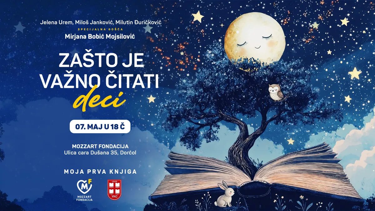 Zašto je važno čitati deci: Edukativni panel o značaju dečje književnosti u Fondaciji Mozzart