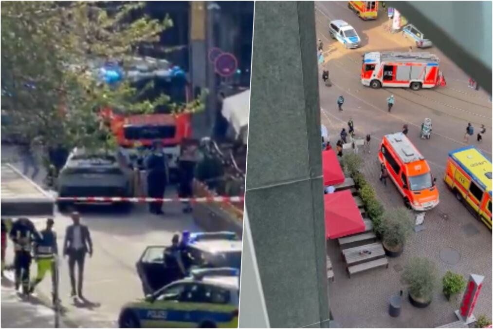 IMA MRTVIH! AUTOMOBIL SE ZABIO U GOMILU LJUDI U CENTRU LAJPCIGA! Svi su u pripravnosti, OPSADNO STANJE u gradu! (FOTO/VIDEO)