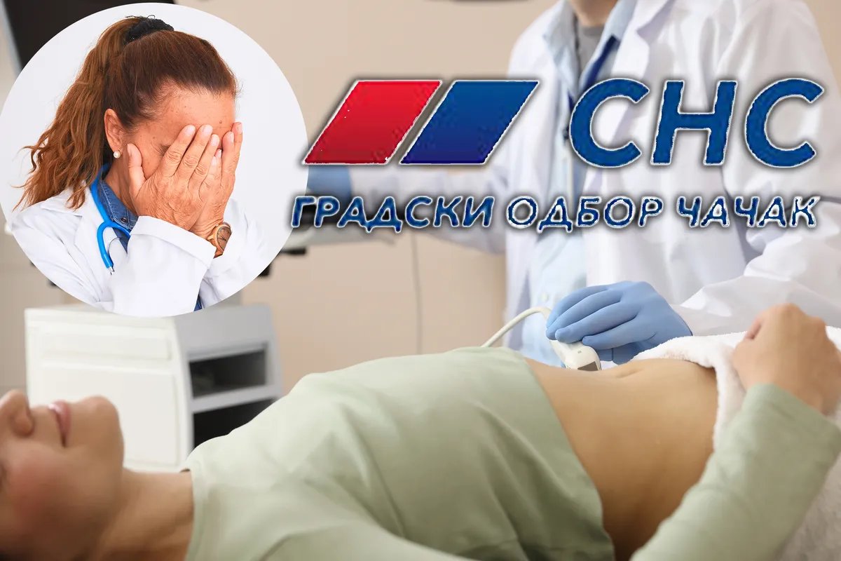 Doktorki koja je radila ultrazvučni pregled u prostorijama SNS-a u Čačku preti oduzimanje licence