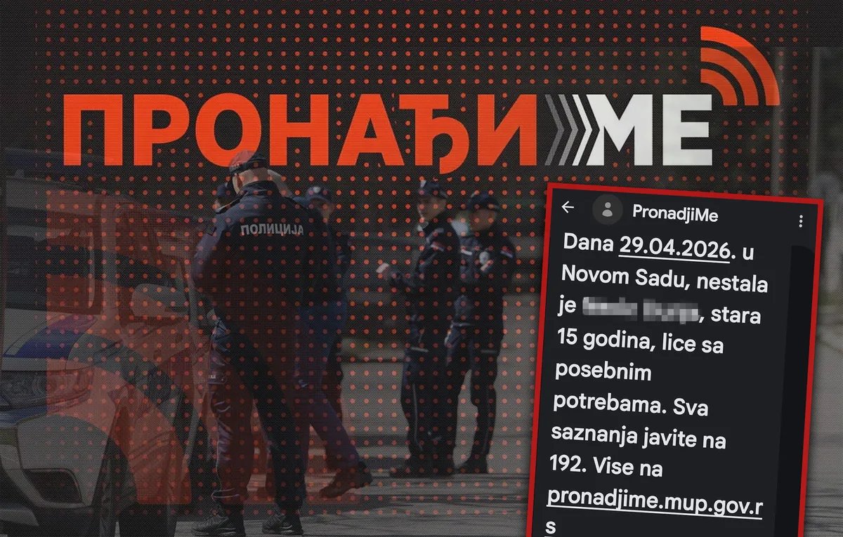 Zašto je sistem "Pronađi me" aktiviran tri dana nakon nestanka devojčice i zbog čega su poruke stizale i nakon što je nađena?