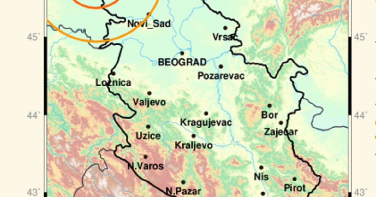 Strong earthquake hits Serbia!