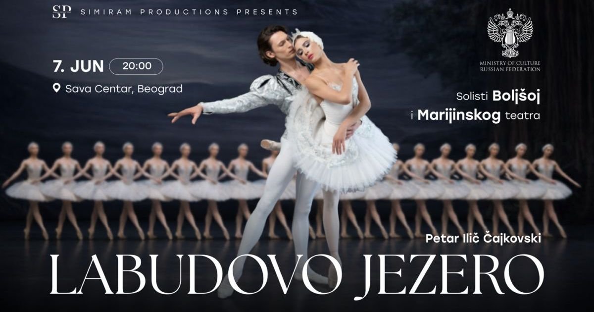 Veličanstveni balet "Labudovo jezero" 7. juna u Plavoj dvorani, ulaznice u prodaji